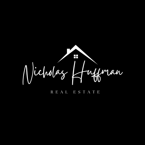 Black and White Feminine Real Estate Logo